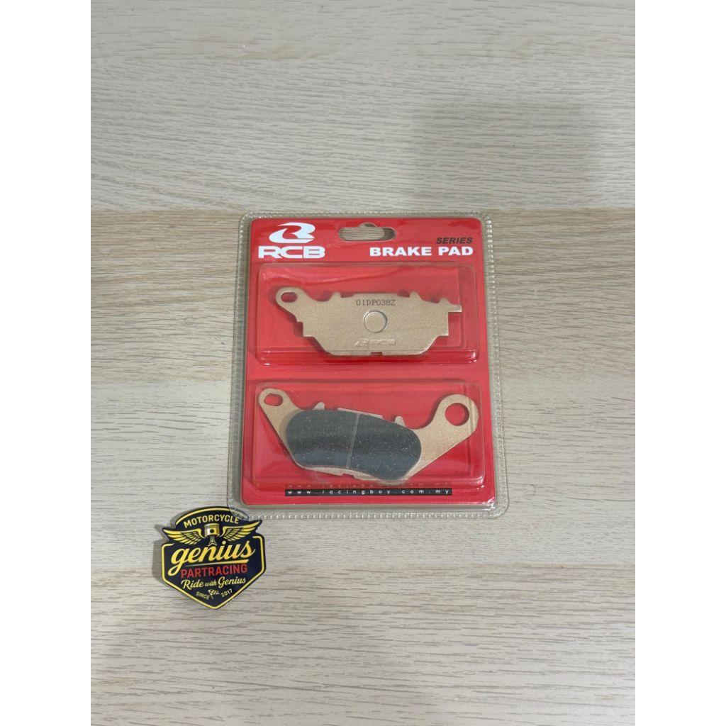 KAMPAS REM / DISC PAD RCB DEPAN MIO - LC135 - BELAKANG NMAX GOLD ORIGINAL RCB
