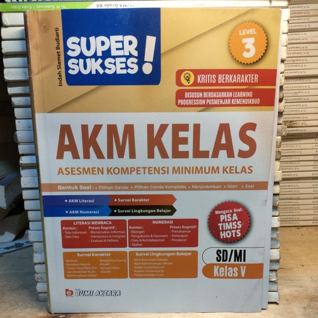 super sukses akm level 3 kelas 5 sd+kunci jawaban