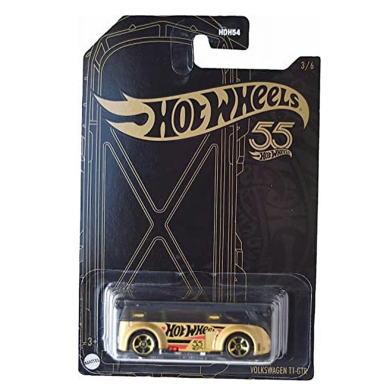 Hot Wheels Volkswagen T1 GTR Play Vehicle, 3+ Yrs, Diecast Silver, 1.44 oz