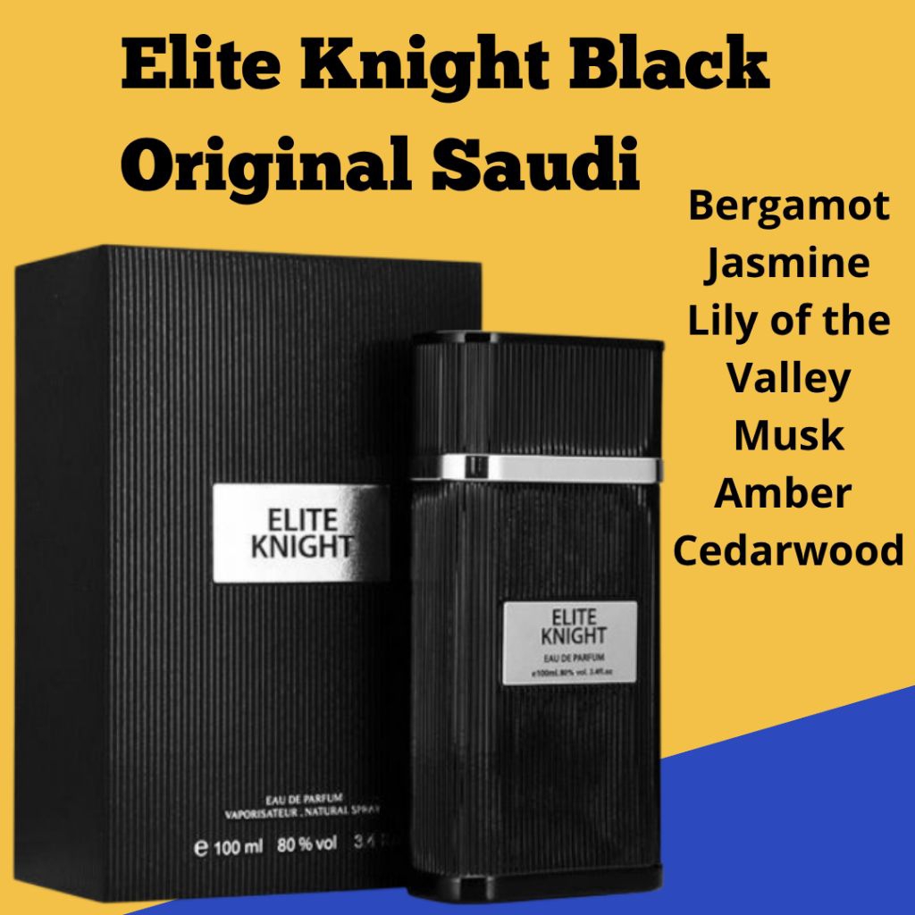 Parfum ELITE KNIGHT BLACK / ELITE KNIGHT WHITE 100ml by Oud Elite / Parfum Original Saudi