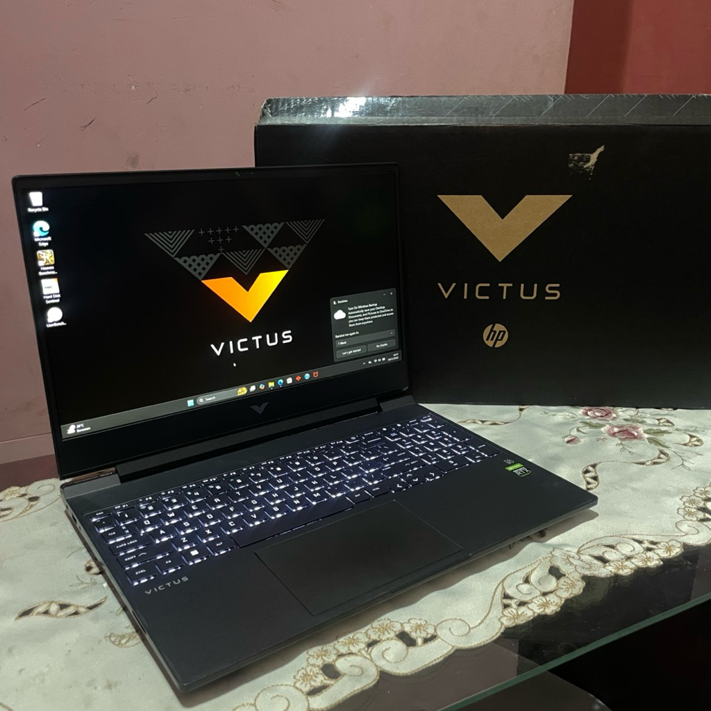 LAPTOP GAMING HP VICTUS RTX 3050 INTEL CORE i5 12500H RAM 16GB SSD 512GB