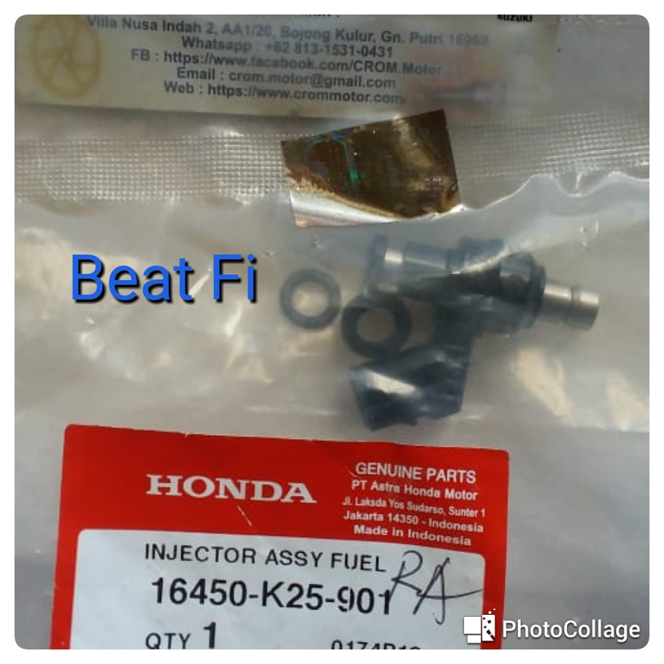 Injector Fuel K2590 HGP Beat(FI)  ORI New Injector Bensin