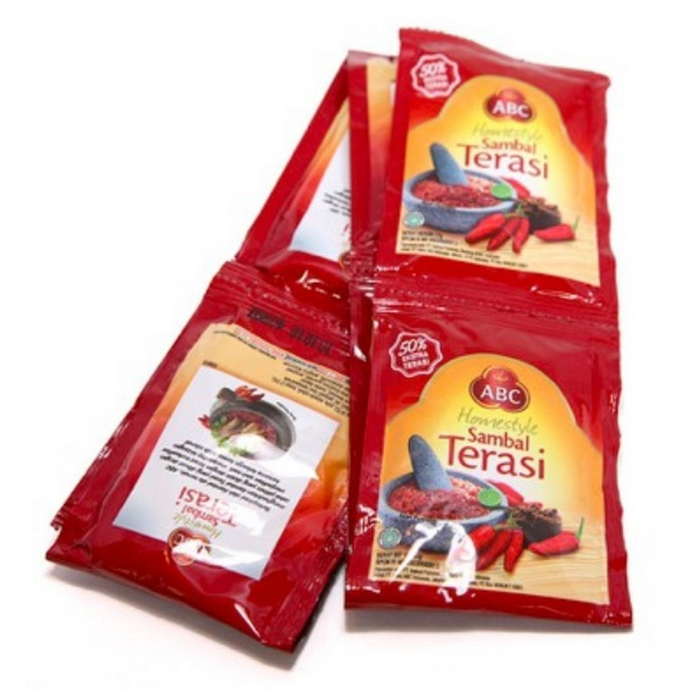 Sambel Terasi Sachet ABC 1 pack isi 10pcs