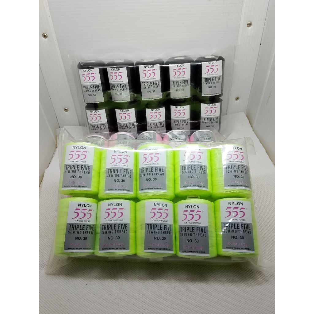 Benang Jahit Nilon Cap 555 - Benang Jahit Nilon Cal Triple Five - Benang 555