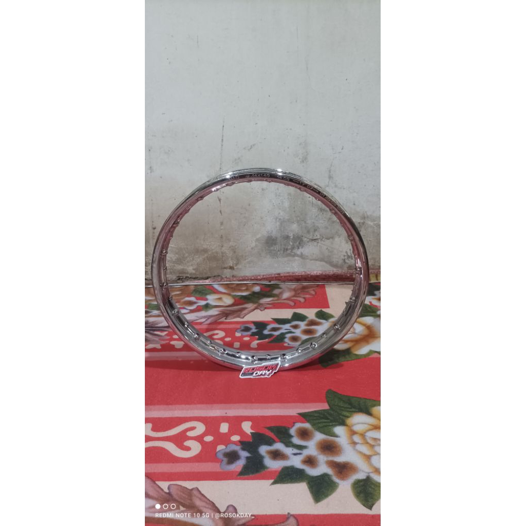 Velg Pelek Did Ring 14 Uk 140 Velg Velk Pelek Besi Did D.I.D Ring 14 Ukuran 140 Original Lepasan Mot