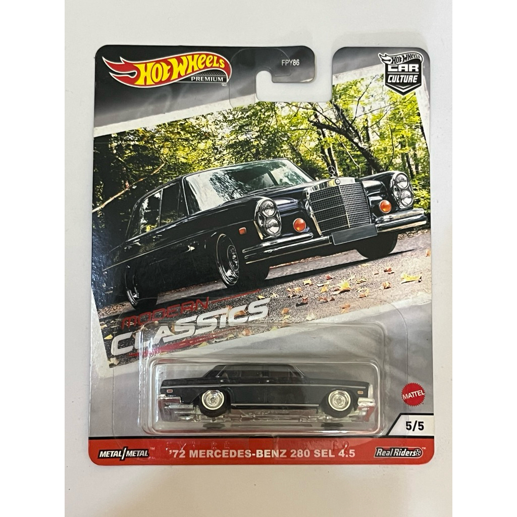 HOTWHEELS MODERN CLASSICS 72 MERCEDES BENZ 280 SEL 4.5