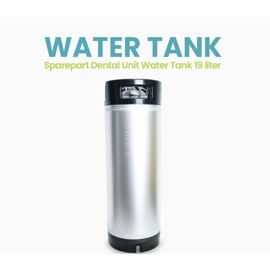 dental sparepart dental unit water tank 19 liter tabung air