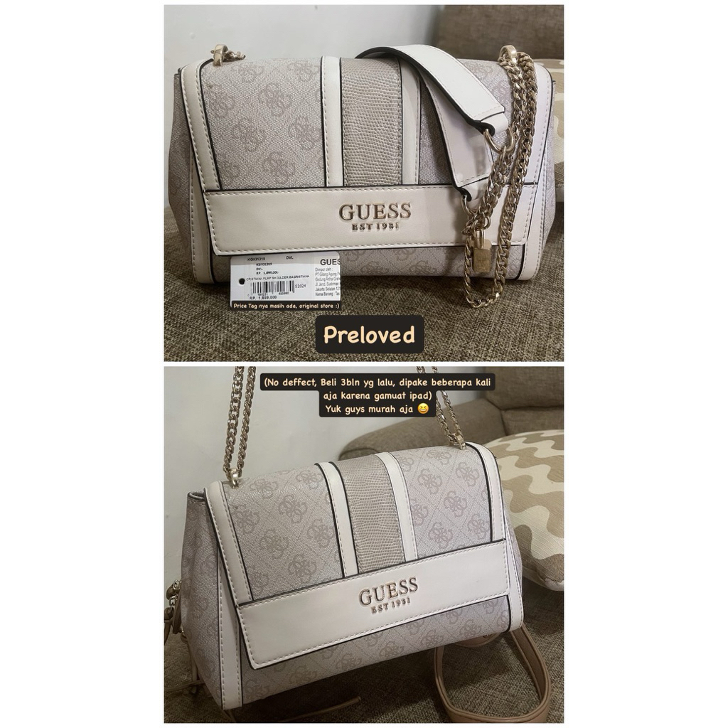 Preloved shoulder bag guess