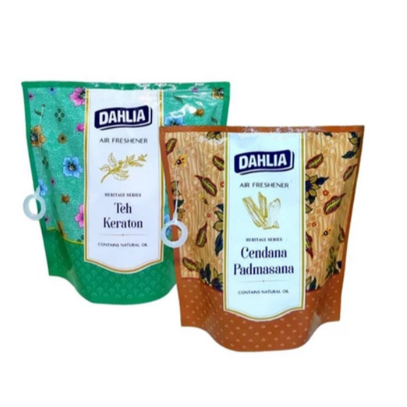 Dahlia teh kraton & Dahlia Pengharum Ruangan Gantung Cendana Padmasana 75 g
