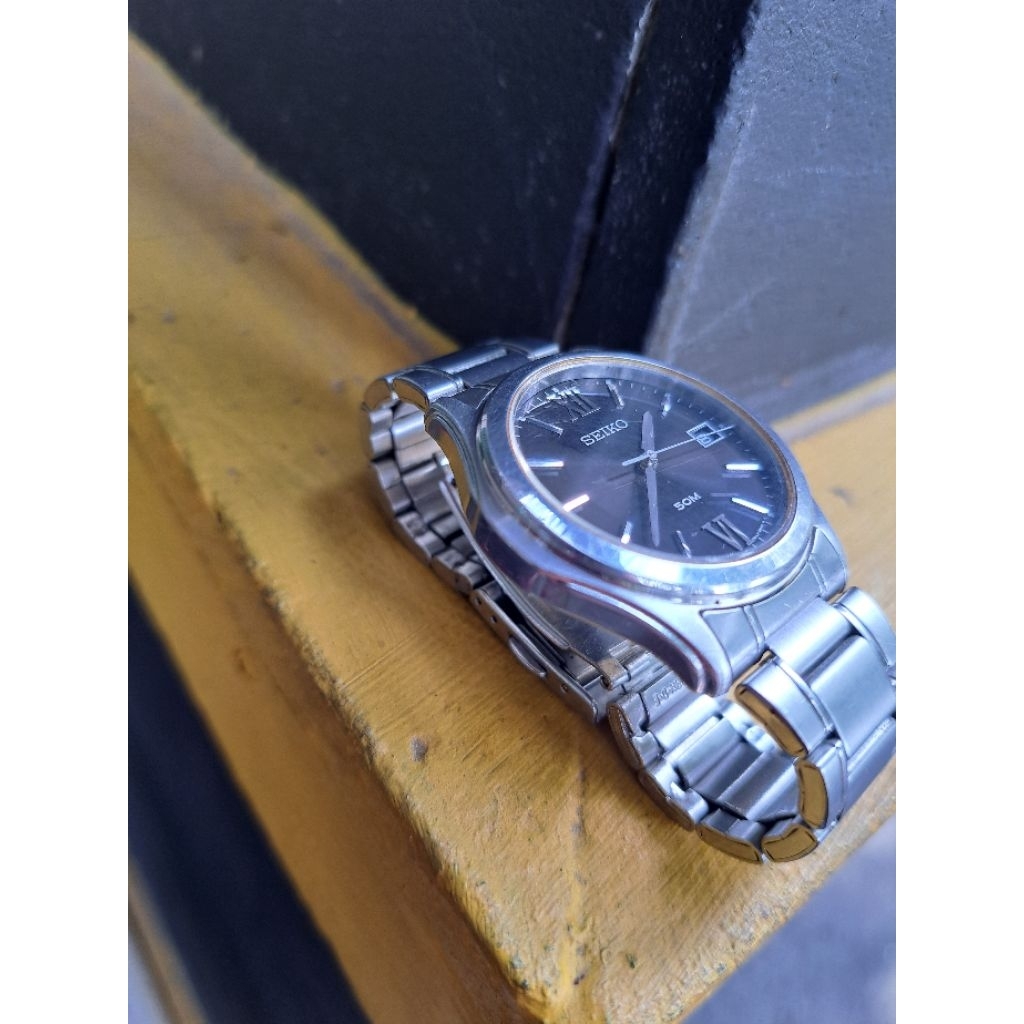 seiko 50m 7n42 jam tangan pria