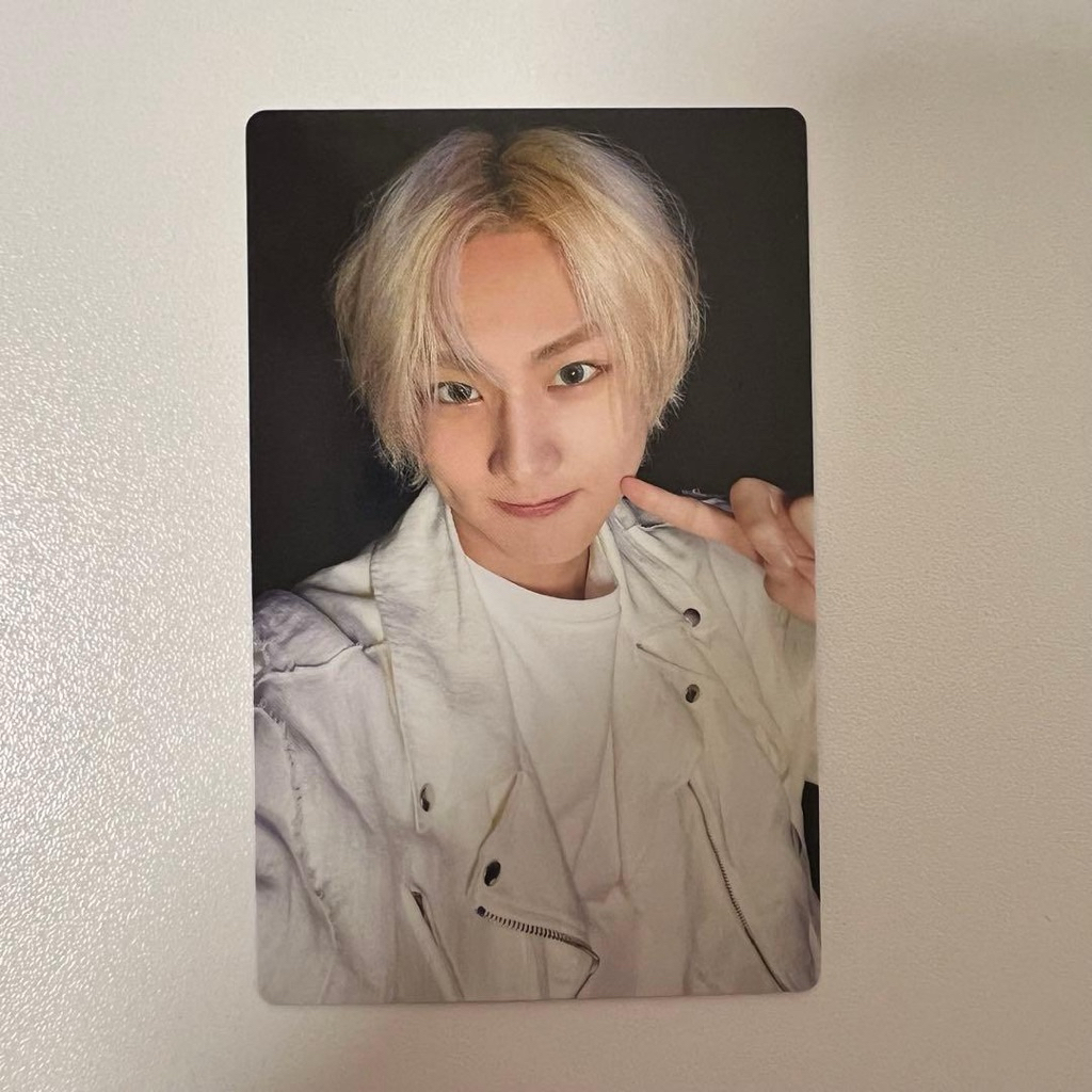 [ READY ] Photocard Official Jungwon Enhypen Blonde Album YOI Japan Jp Selca Tuspi Tusuk Pipi