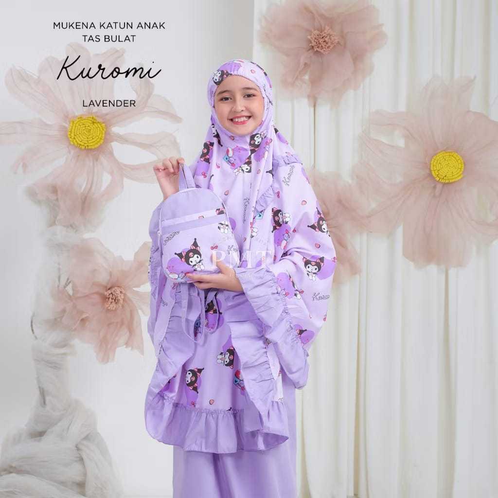 MUKENA ANAK MOTIF KUROMI//MUKENA KARAKTER ANAK USIA 3-13 TAHUN