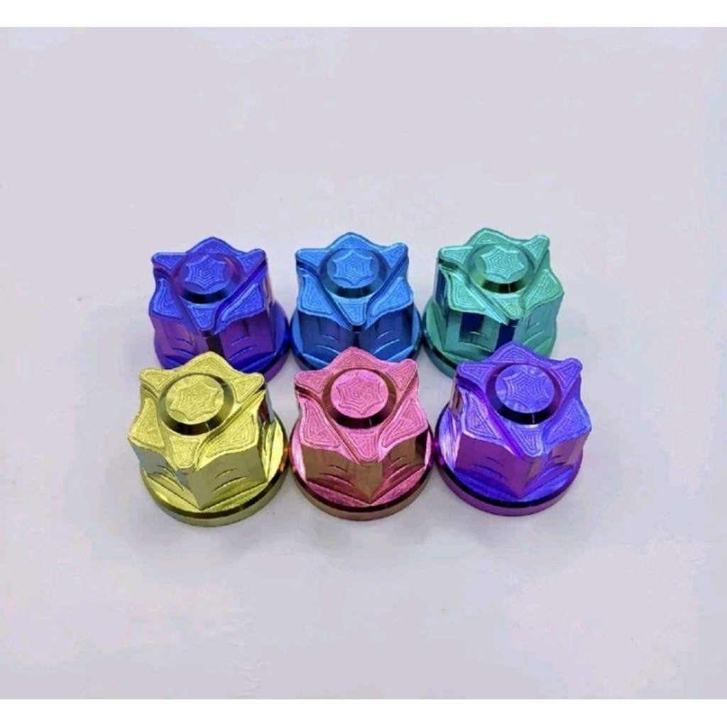 Mur As Roda Titanium Drat M10 drat 14 dan M12 Drat 17 Original Titanium Great5