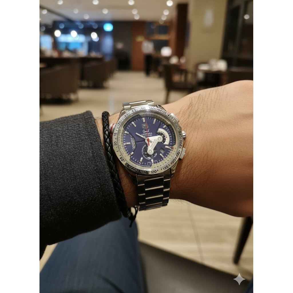 JAM TANGAN PRIA SPESIAL EDITION MEWAH TAG CARRERA TACHYMETRE