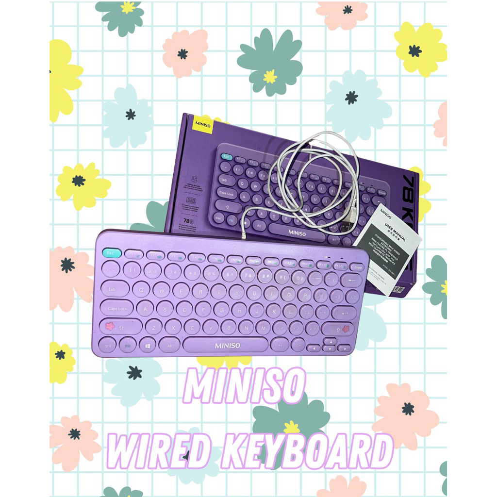 (PRELOVED) Miniso-WIRED keyboard