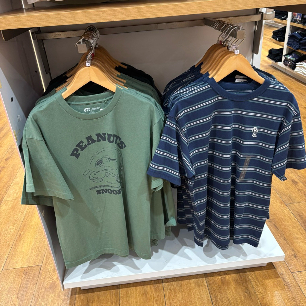 kaos t-shirt UT peanuts lengan pendek uniqlo