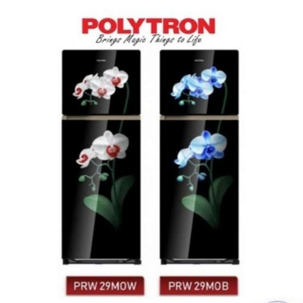 Kulkas 2 pintu polytron PRW 29MOB/MOW Kulkas polytron 2 pintu jumbo tanpa salju