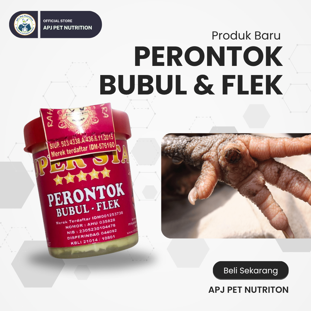 SUPER STAR Perontok Bubul & Flek Kaki Ayam 30GR