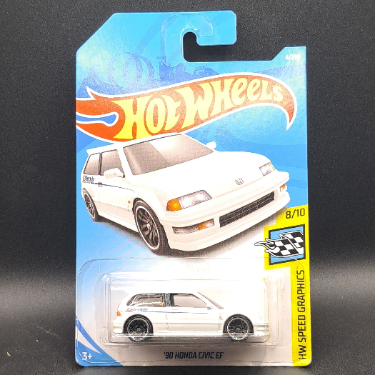 2019 Hot Wheels - '90 Honda Civic EF - White