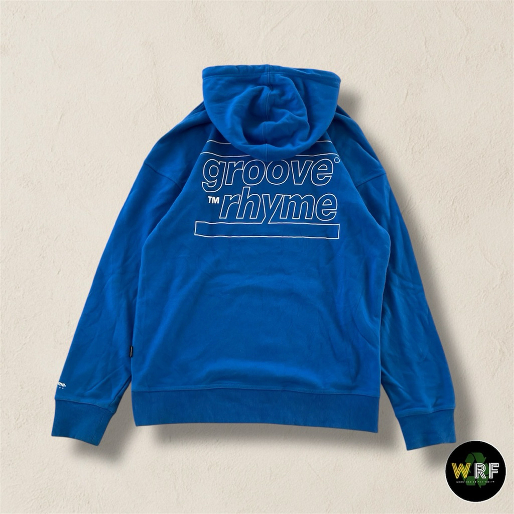 hoodie groove rhyme biru size XL