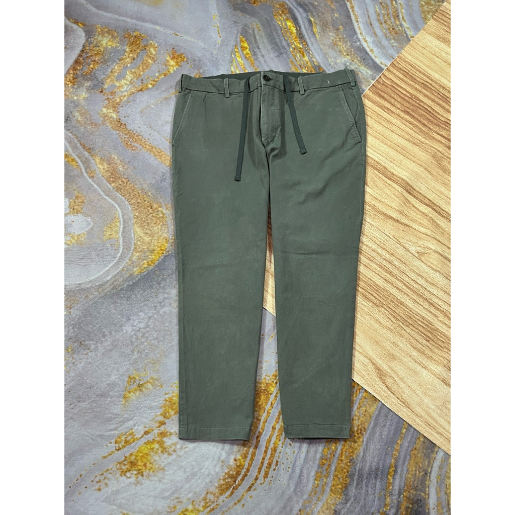 Uniqlo EZY Cotton AnklePants Size XL olive