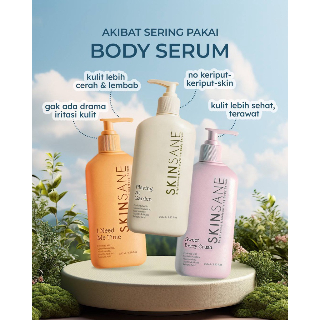 BODY SERUM SKINSANE / LOTION WANGI
