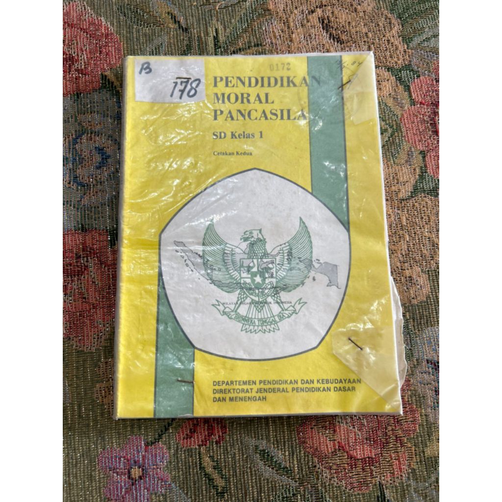Buku PENDIDIKAN MORAL PANCASILA Cetakan kedua thn 1983