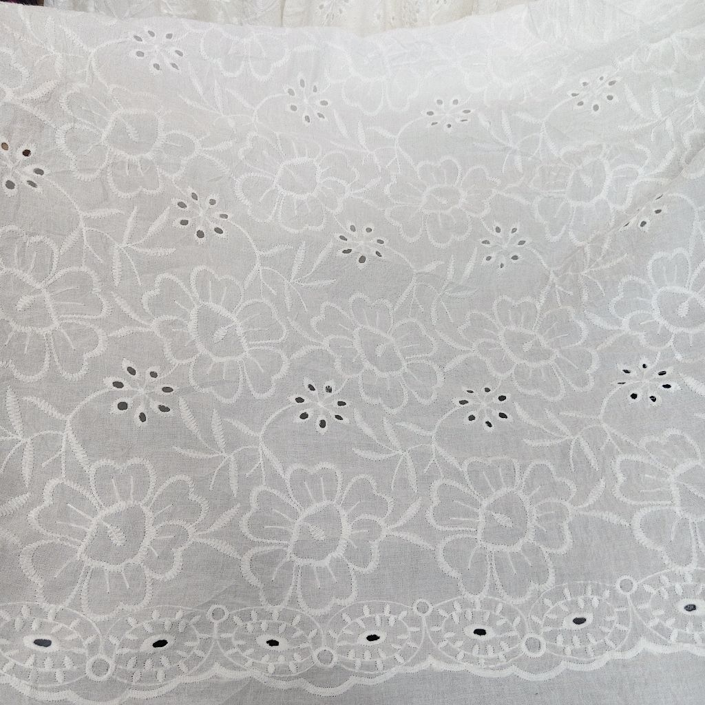PROMO!! Kain Katun Bordir Premium/Kain Bordir Premium/Bahan Kain Katun Bordir/Kain Premium/Bahan Kai