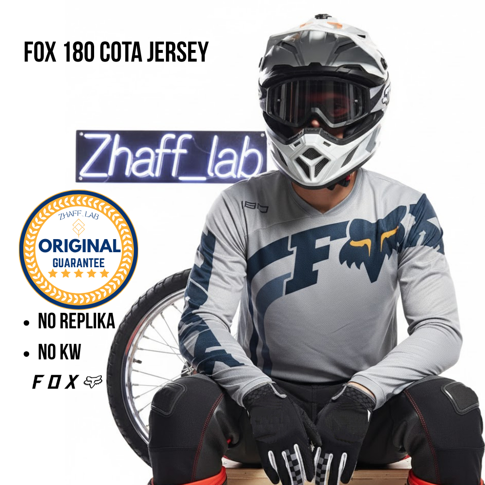 Fox 180 Cota Jersey Trail Adventure Trabas | Jersey Motocross | Baju Cross Original Fox Racing
