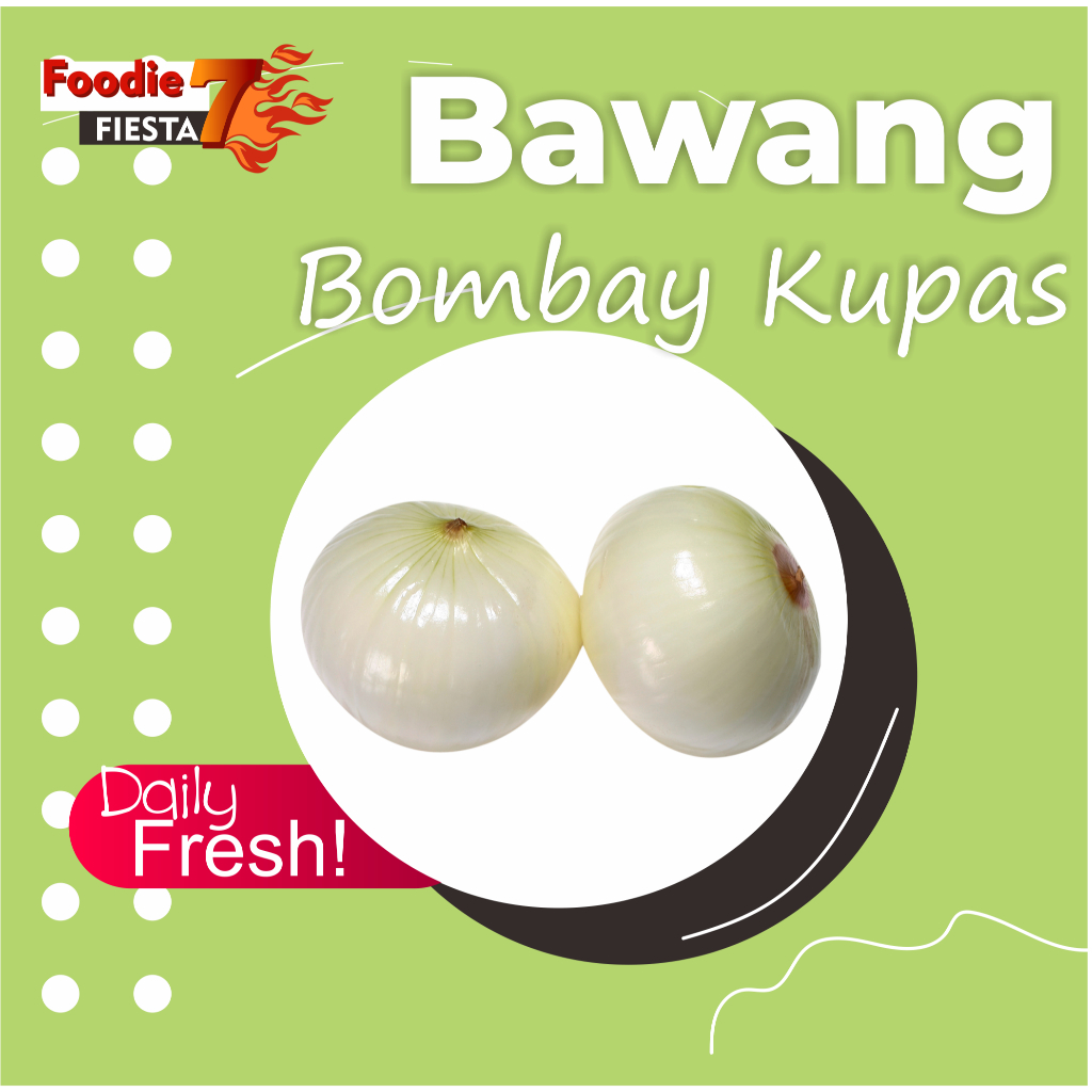 Bawang Bombay Kupas - Daily Fresh
