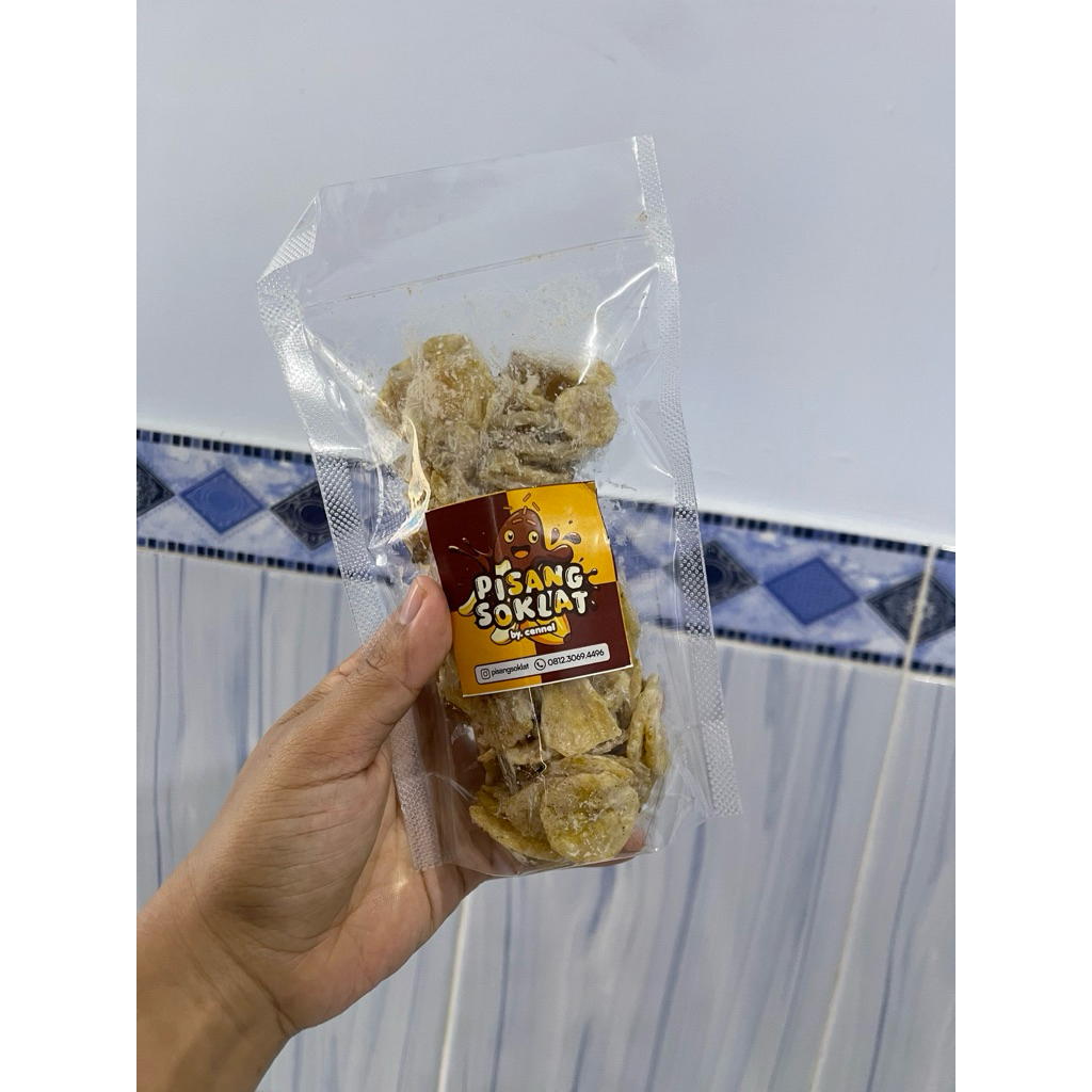 Kripik Pisang rasa Tiramisu/Kripik Pisang Coklat Lumer / Kripik Pisang