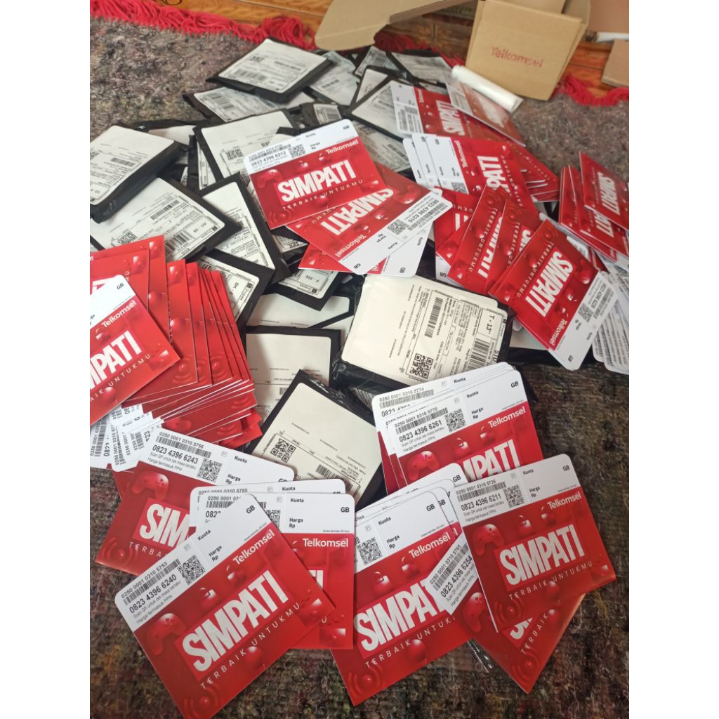 kartu perdana TELKOMSEL (wajib injek & NASIONAL)