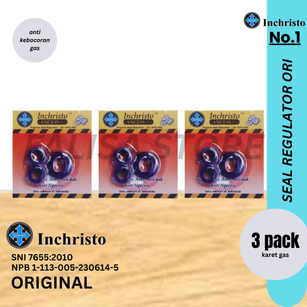 karet gas elpiji anti bocor ( 3 Pack ) new BIRU