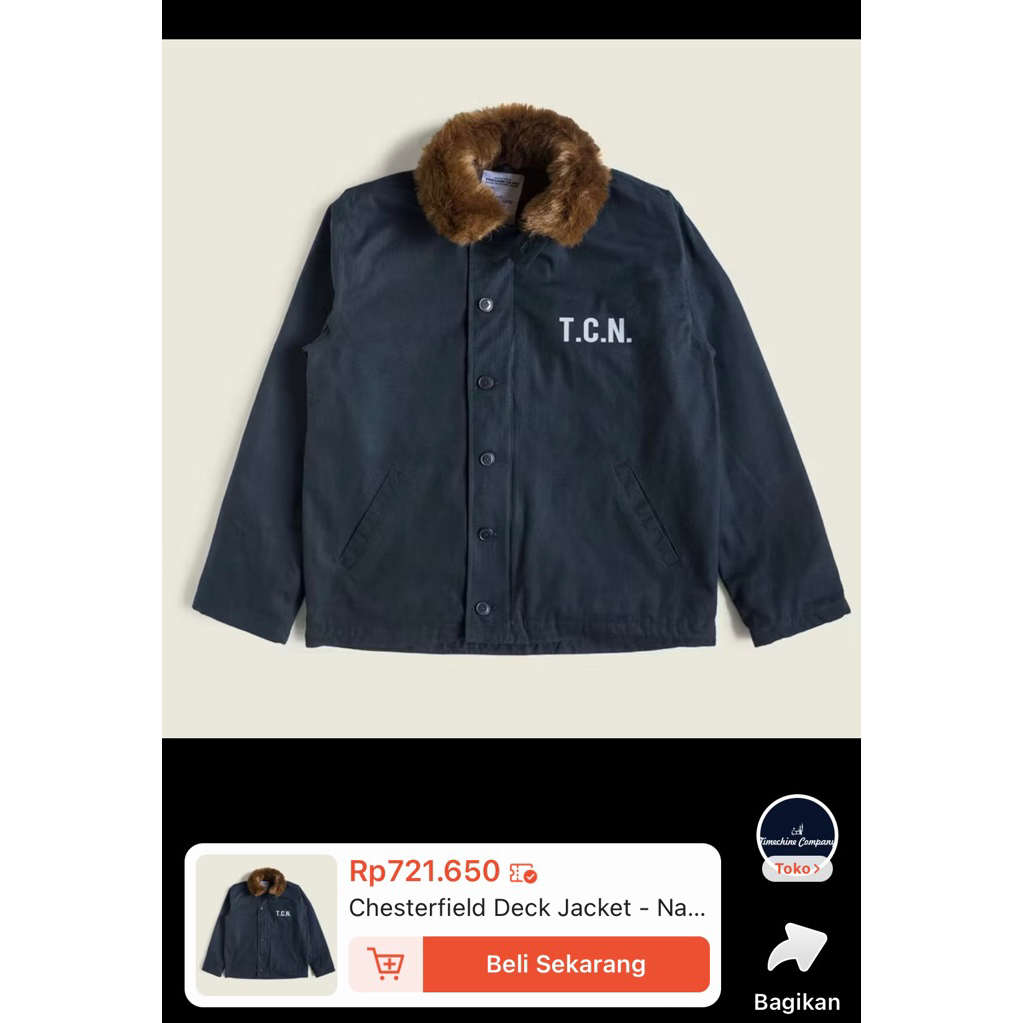 PRELOVED JACKET TIMECHINE