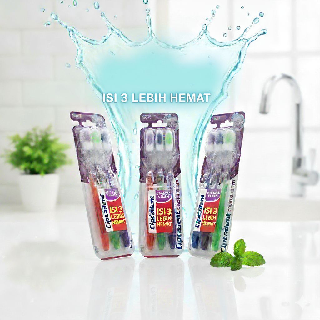 Sikat gigi ciptadent isi 3 / Ciptadent sikat gigi soft