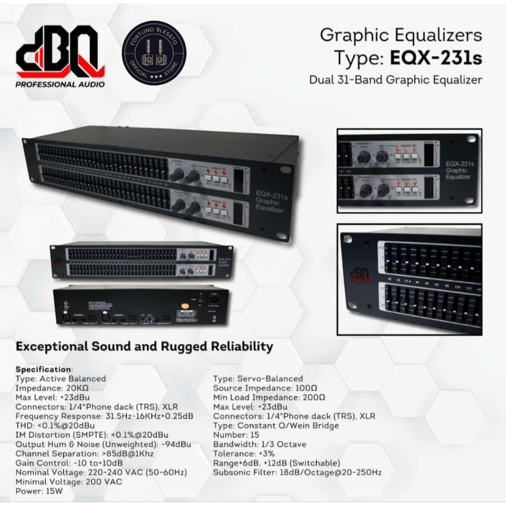 Equalizer DBQ EQX-231s Original