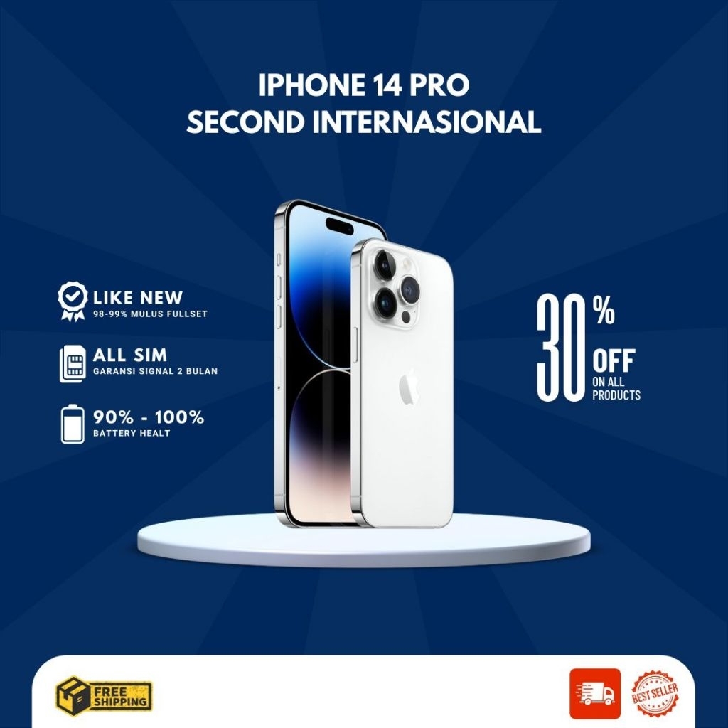 IP14 PRO MAX 256GB/128GB SECOND ORIGINAL