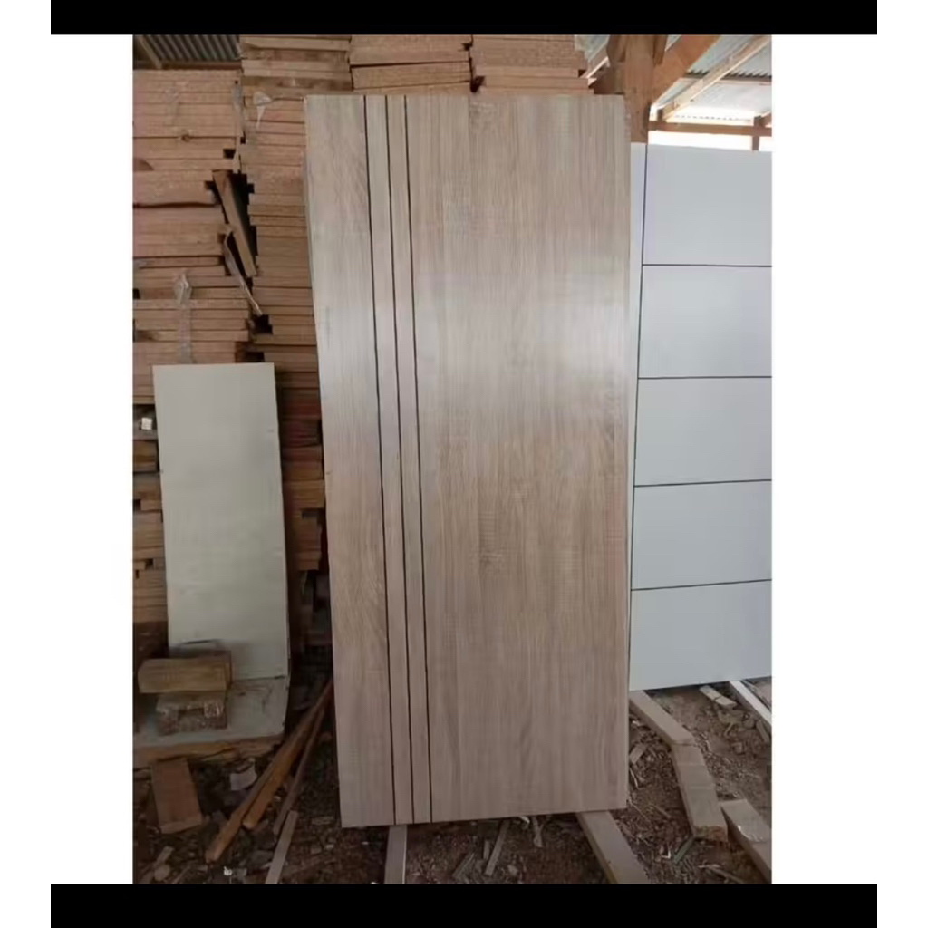 pintu minimalis multiplek/HMR || pintu rumah || pintu kamar || pintu kos kayu meranti