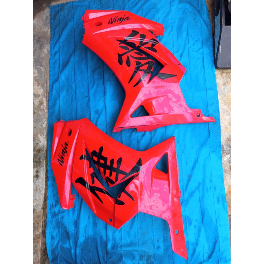 fairing Kawasaki ninja 250 karbu Original / fairing kanan kiri ninja 250 karburator Original copotan