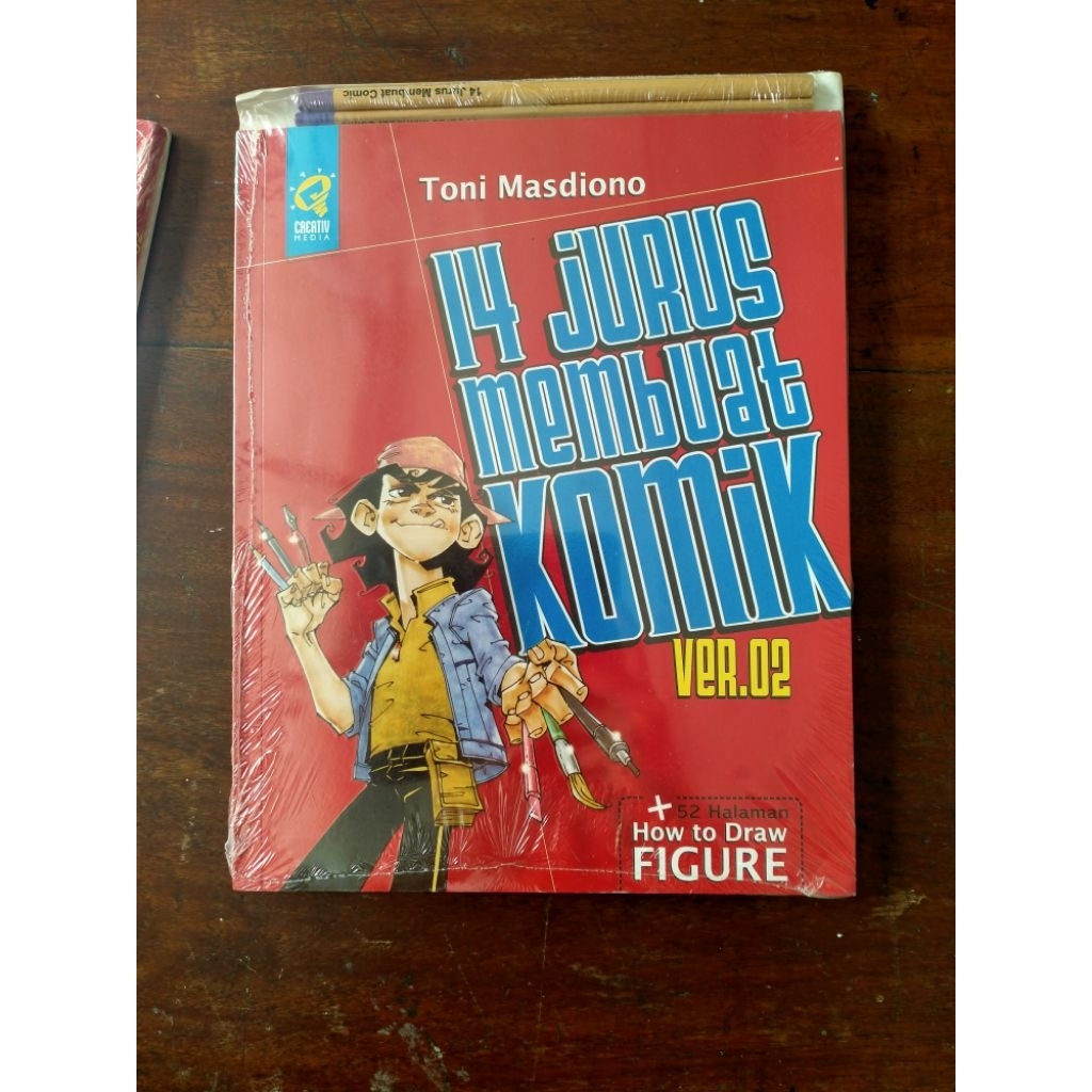 Toni Masdiono 14 Jurus Membuat komik Ver.02 buku how to draw figure