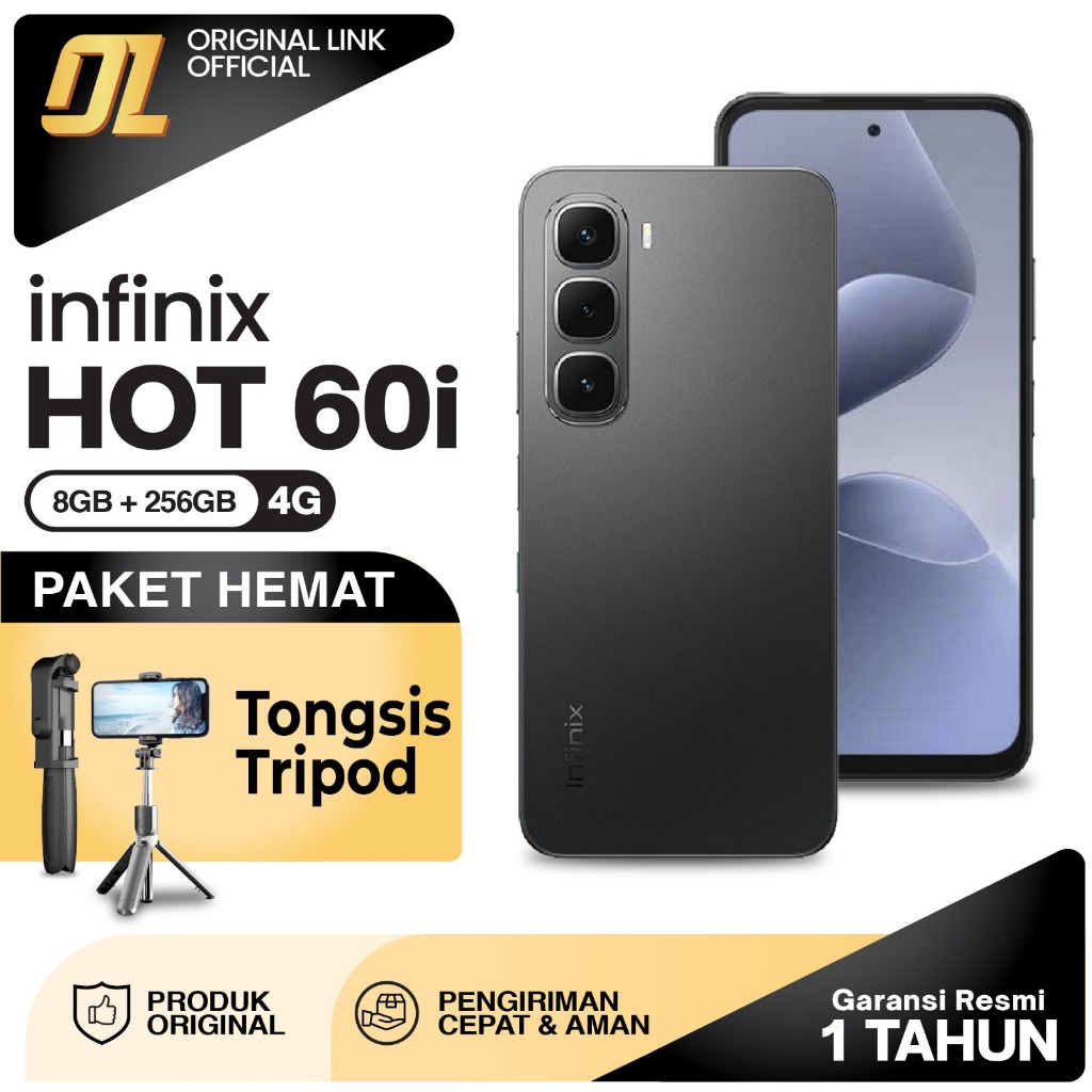 Infinix Hot 60i 8/256 GB RAM 8GB ROM 256GB Original Smartphone