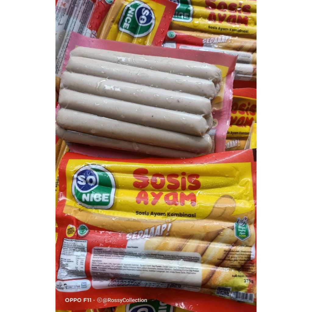 Sosis sonice // Sosis ayam // frozen food  // Aneka   Cemilan // Makanan Ringan // Kue lebaran // Ce