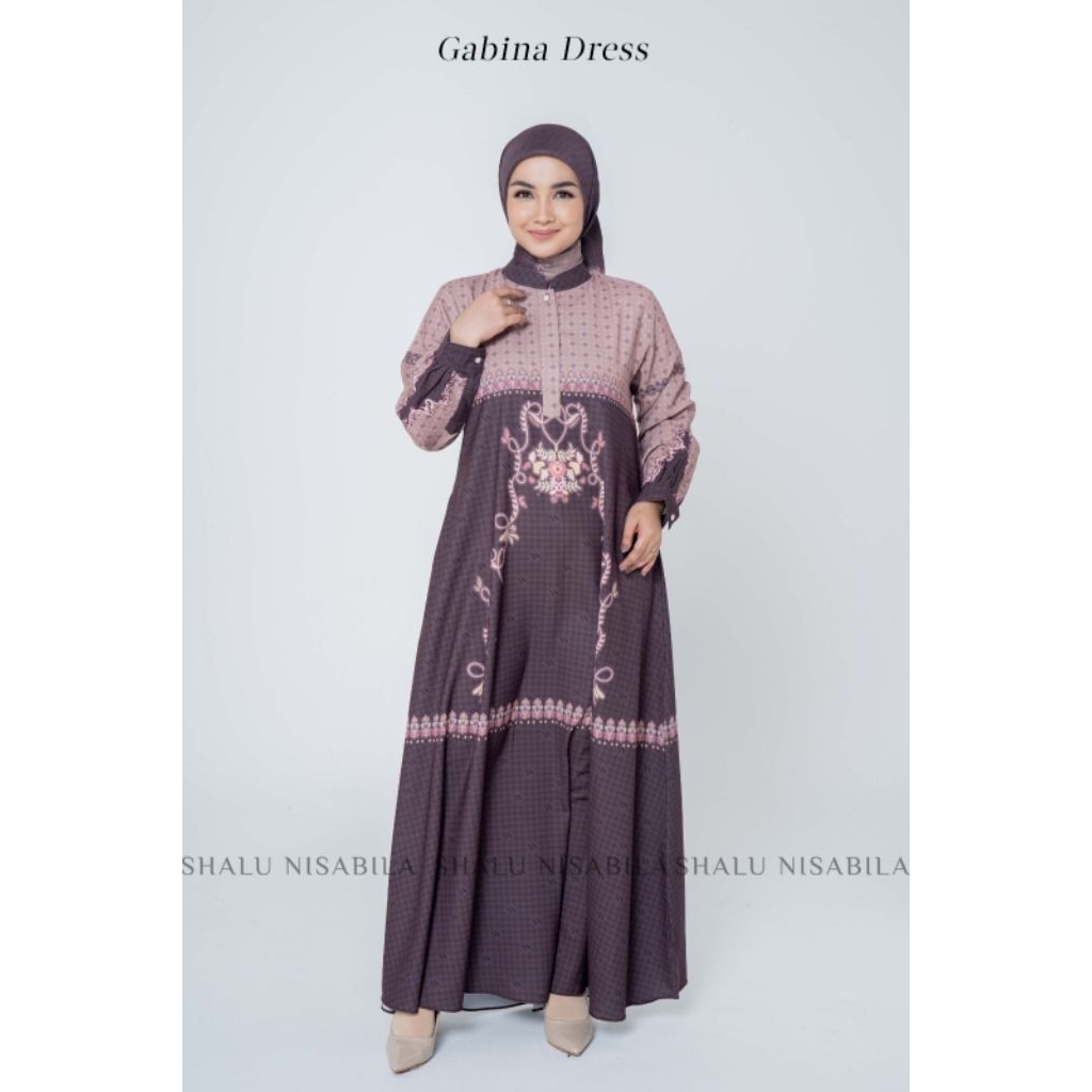 GABINA DRESS SET SCARF BY SHALU NISABILA