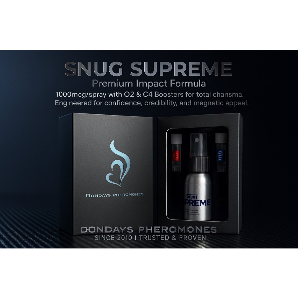 SNUG SUPREME Pheromones Parfume Exclusive – Kasta Tertinggi SNUG + Complete Booster Set | Dondays Ph