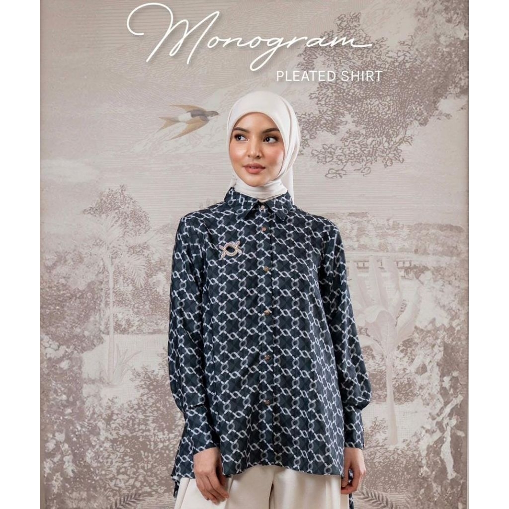 Wearing Klamby SALE ‼️ Lucy Shirt, Monogram London Scarf, Calya Scarf, Sawarna Shirt, Monogram Pleat
