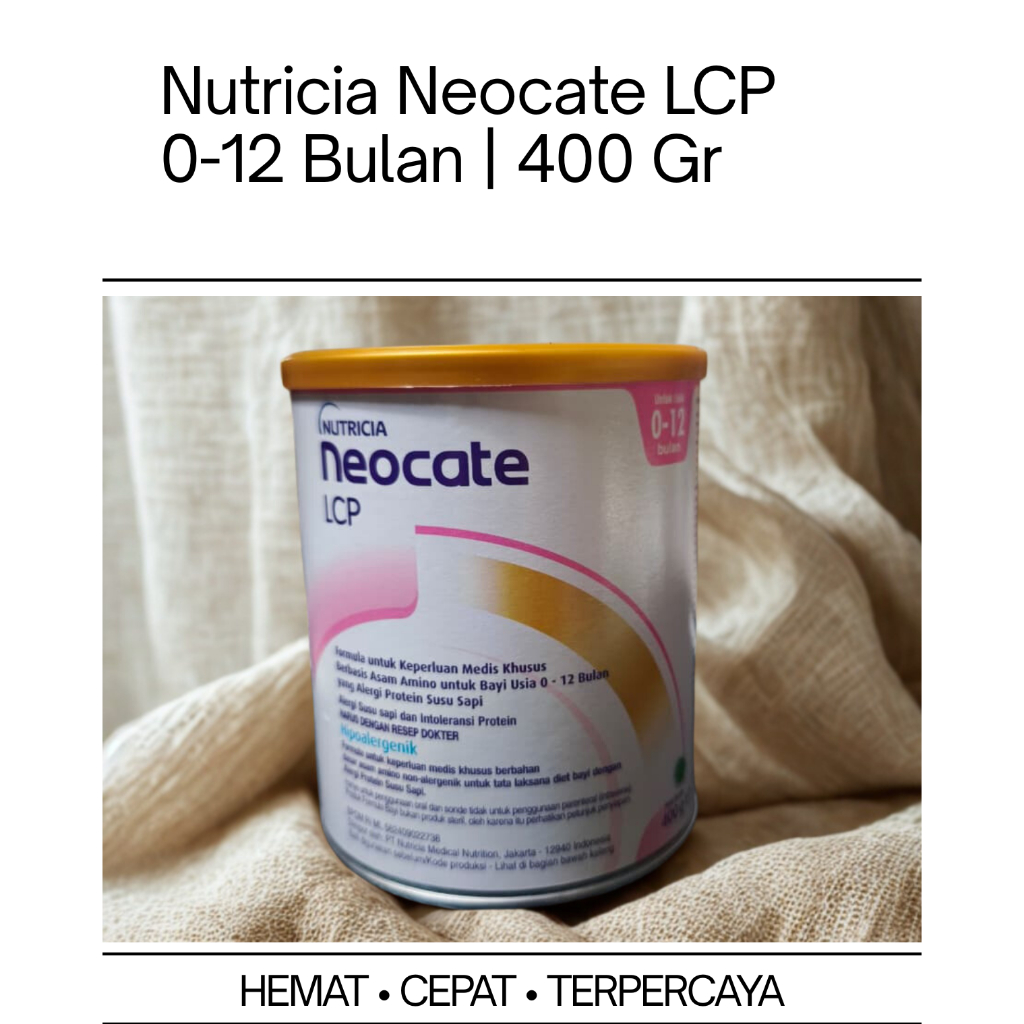 Neocate LCP 400gr Susu Alergi Bayi 0-12 Bulan