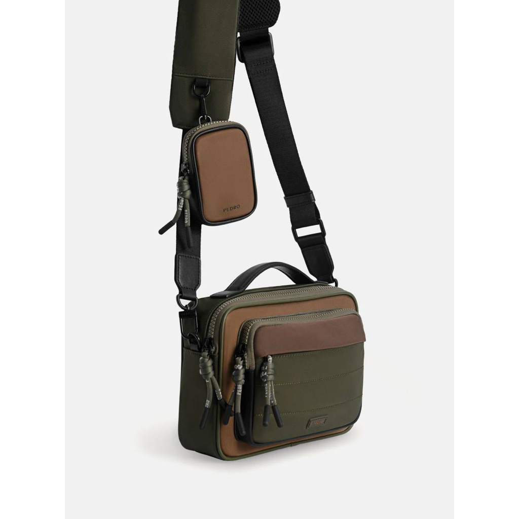 TAS PRIA FRENZY  TAS SELEMPANG PRIA PEDRO MAN HITAM