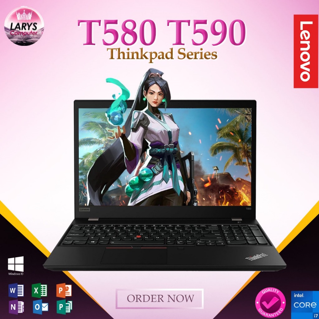 Lenovo Thinkpad T590 T580 T570 T560 Intel i7 i5 32GB 512GB 15 inch