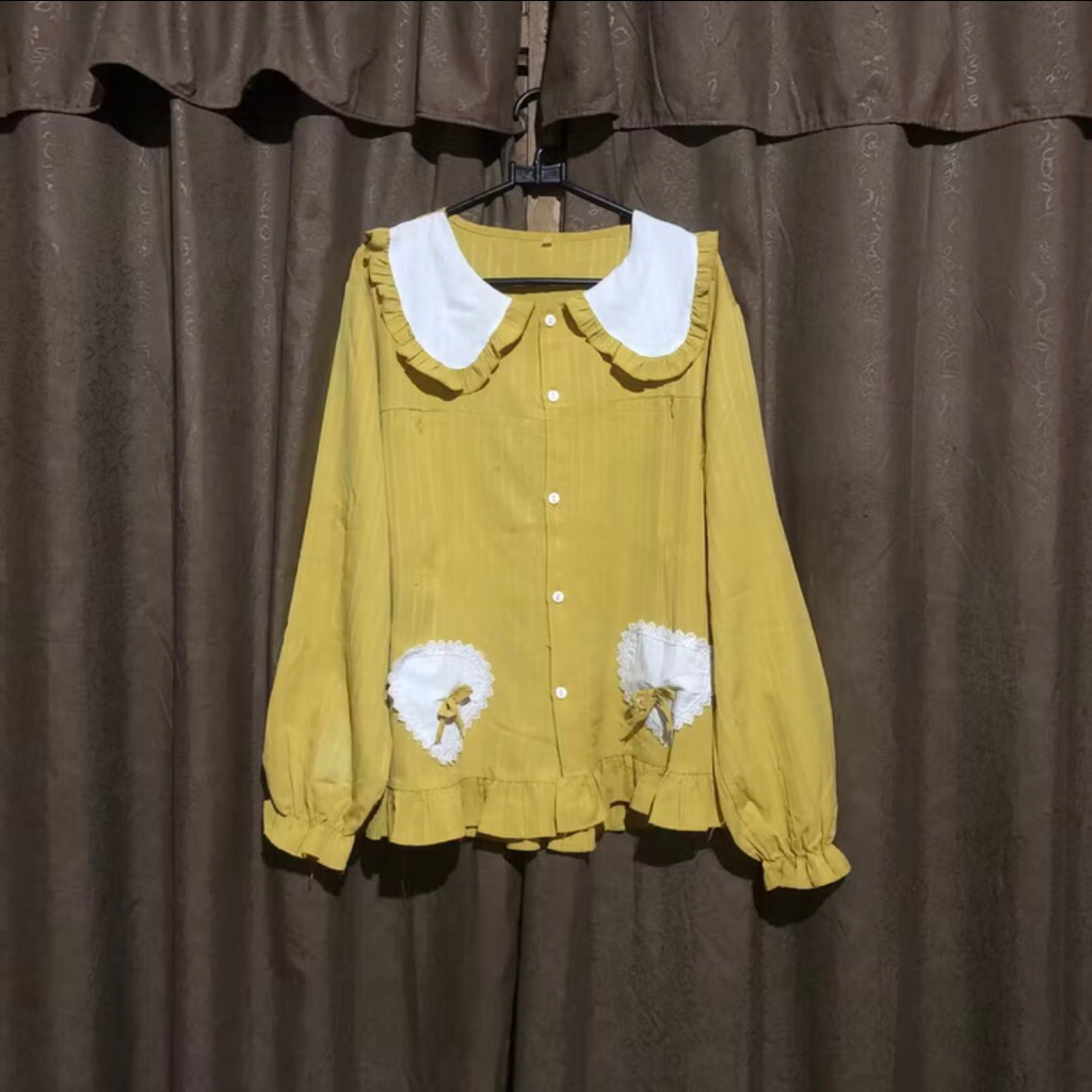 pl blouse sailor renda