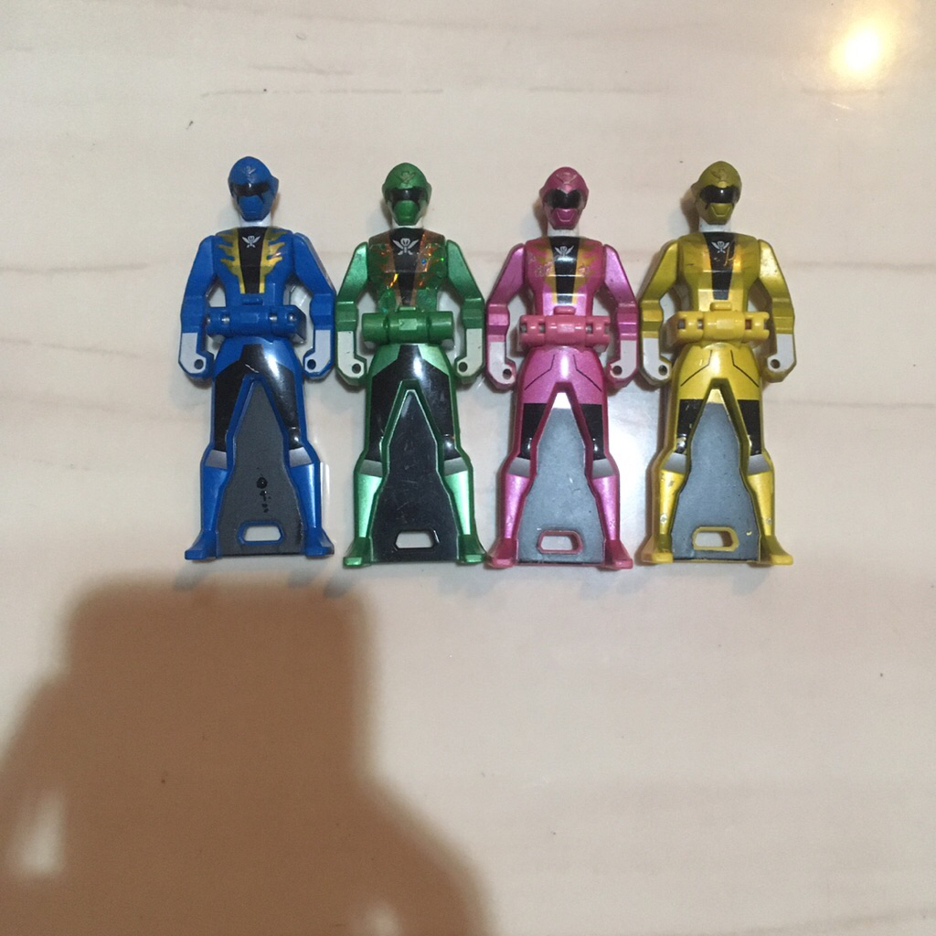 Dx Power Rangers Gokaiger Gokai Ranger Key 4 Set Bandai